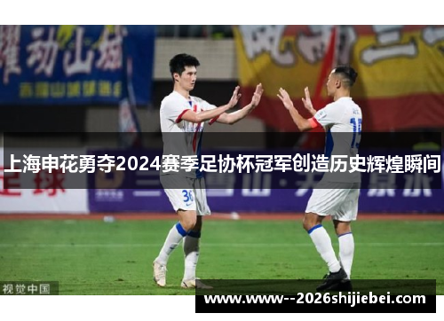 上海申花勇夺2024赛季足协杯冠军创造历史辉煌瞬间